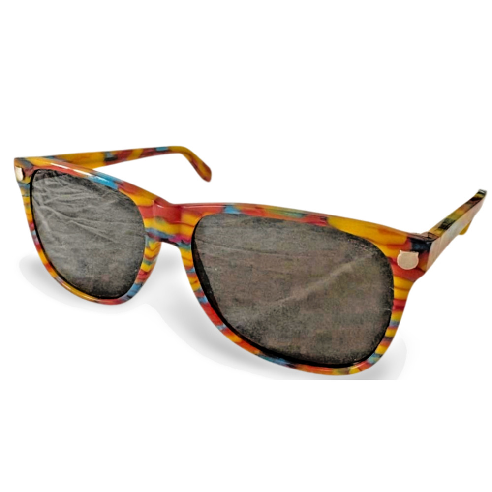 Vintage Sunglasses -JEURI PAPPAGALLO designed by G. TURNER France Confetti Color